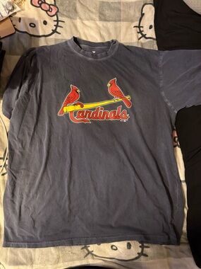 Fanatics St. Louis Cardinals Navy Crewneck T-Shirt